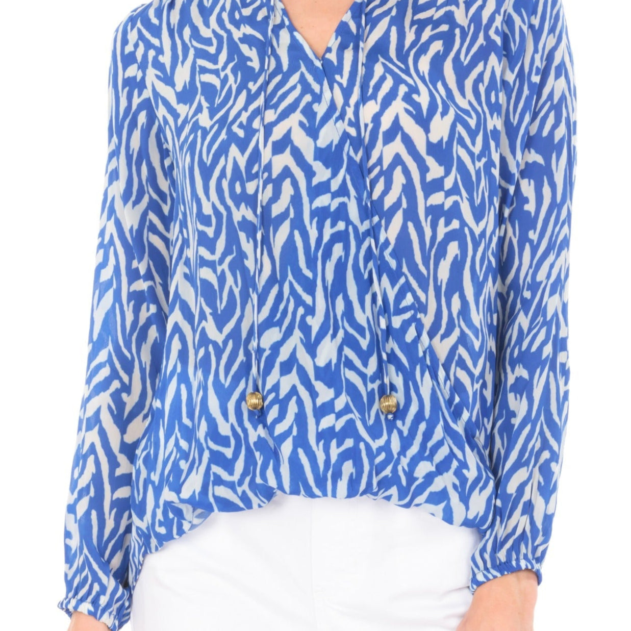 Crossover Top With Tassel