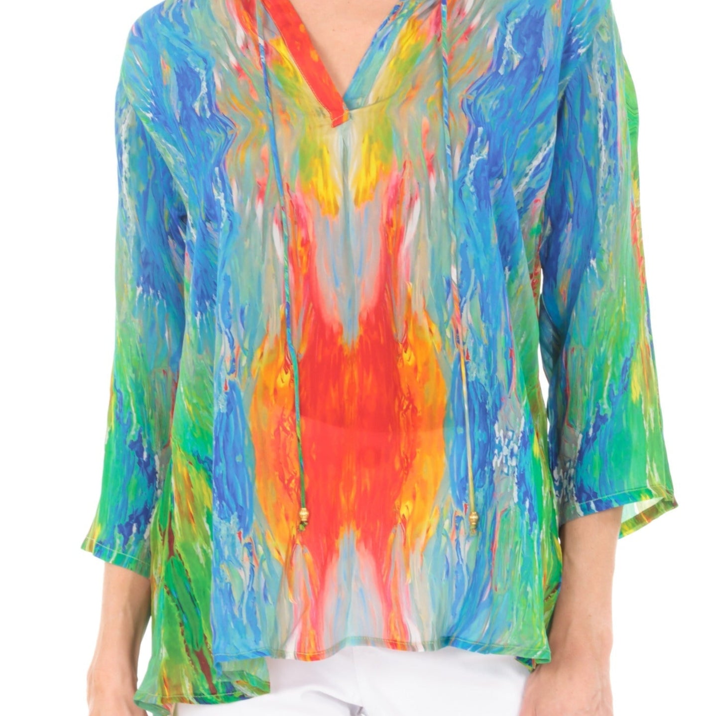 V-neck With Tassel