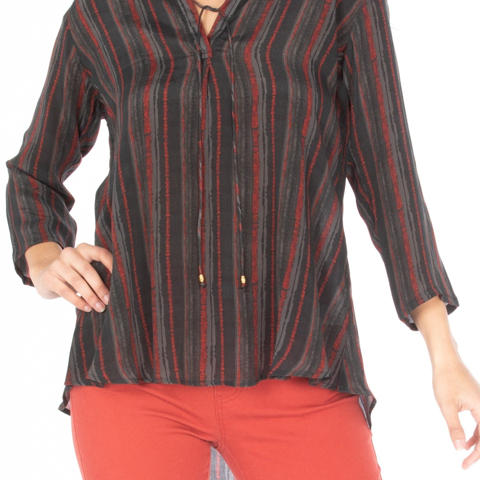 V-Neck With Tassel