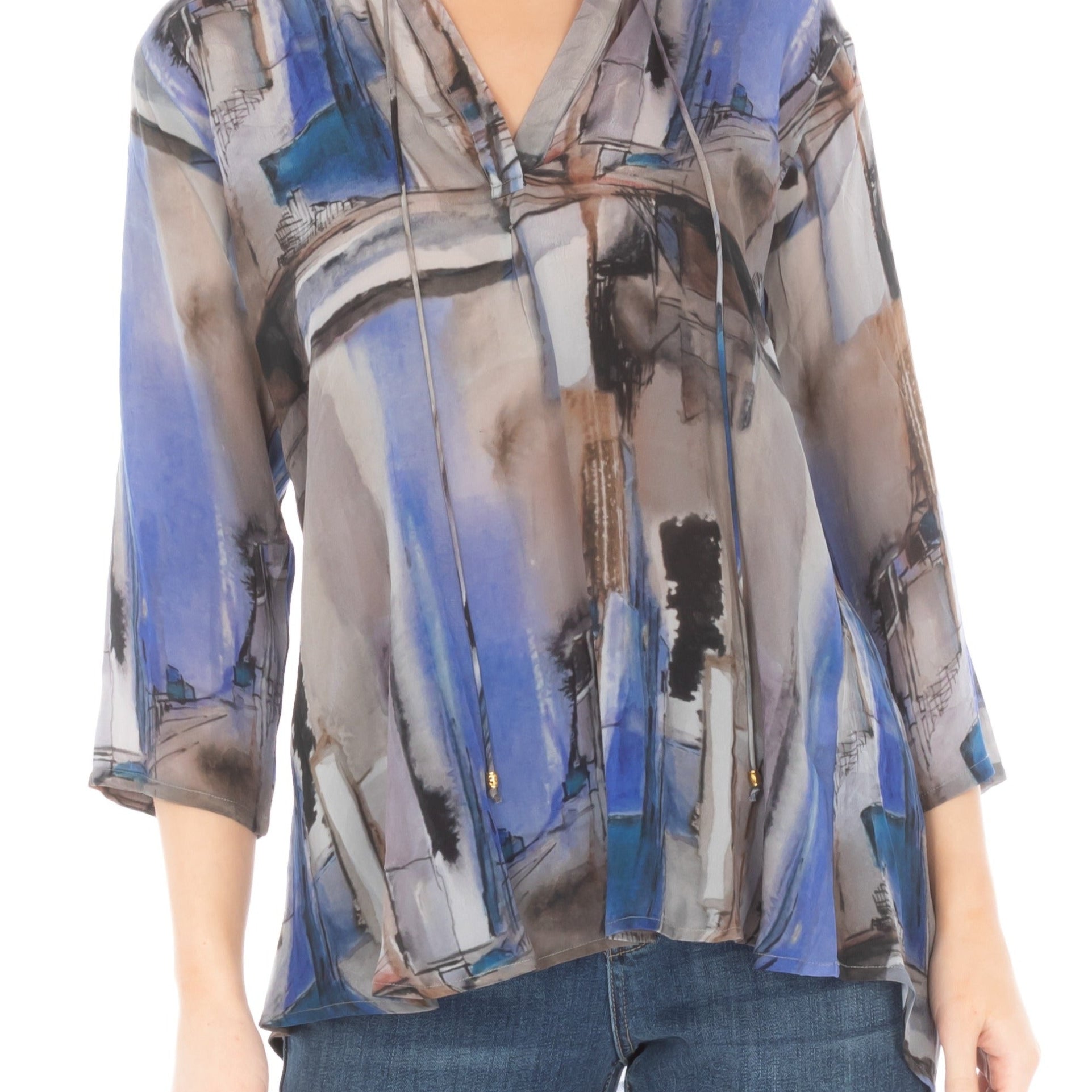 V-Neck With Tassel