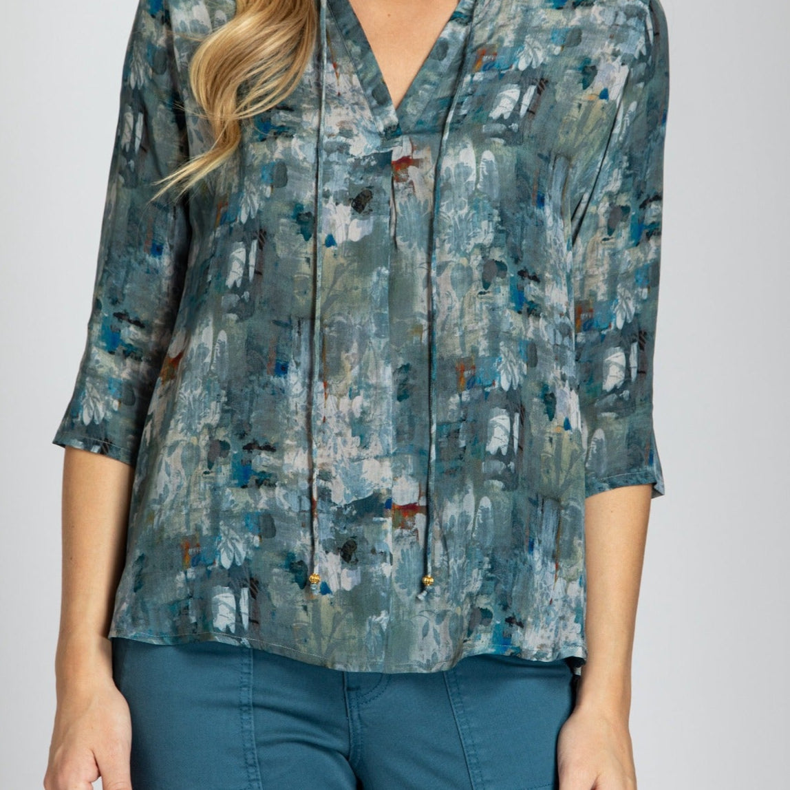 V-Neck With Tassel