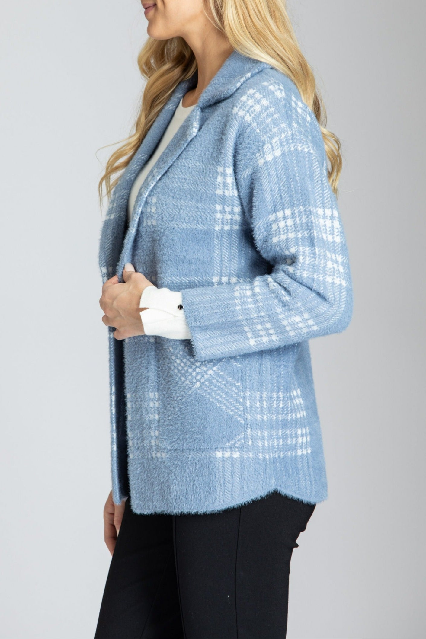 Plush One Button Cozy Coat APNY