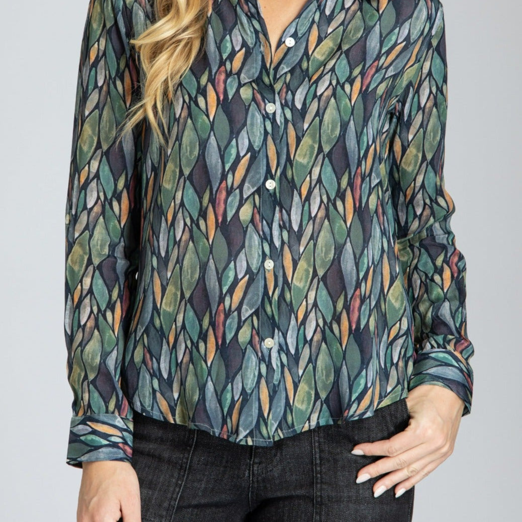 Button-up With Roll-up Sleeve