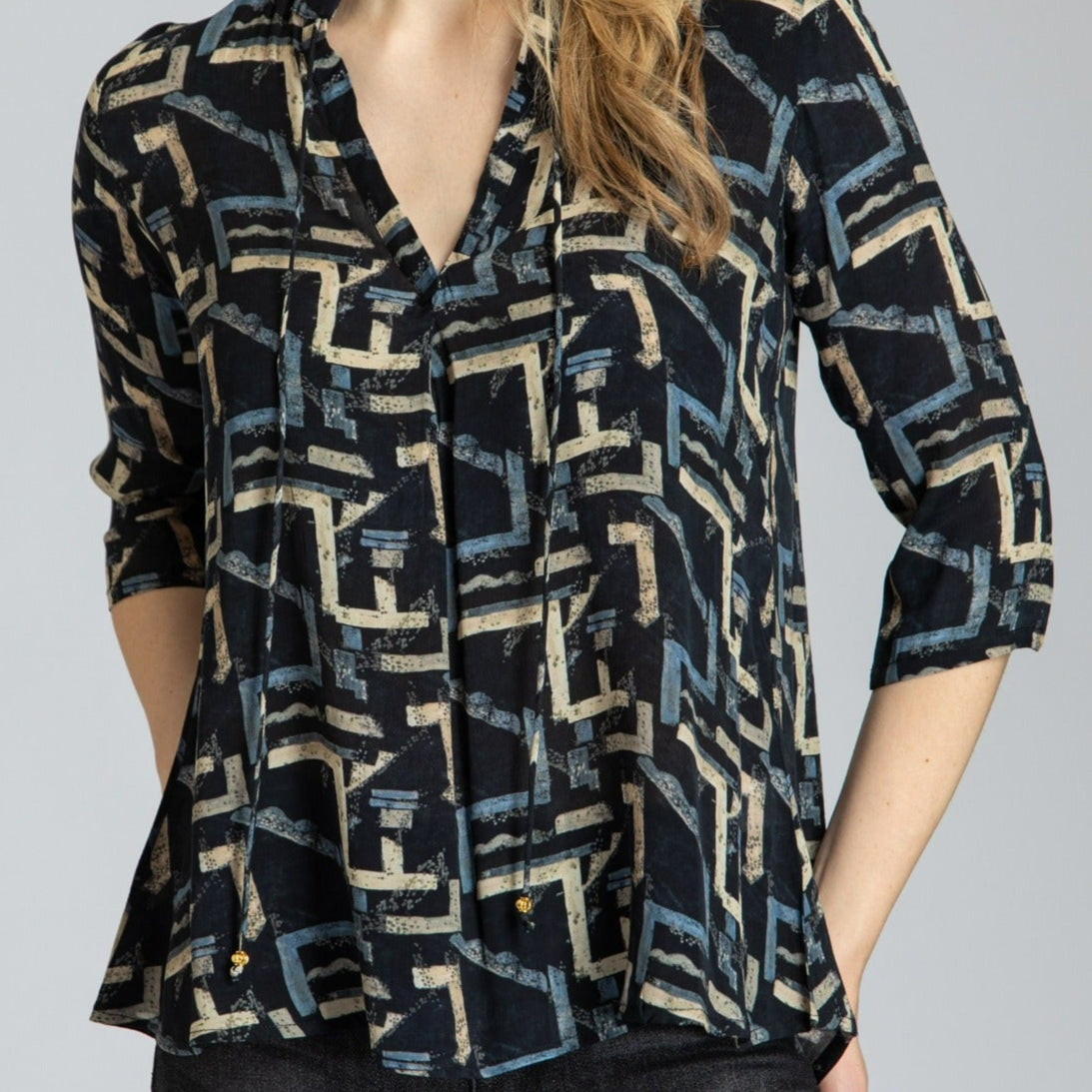 V-Neck With Tassel