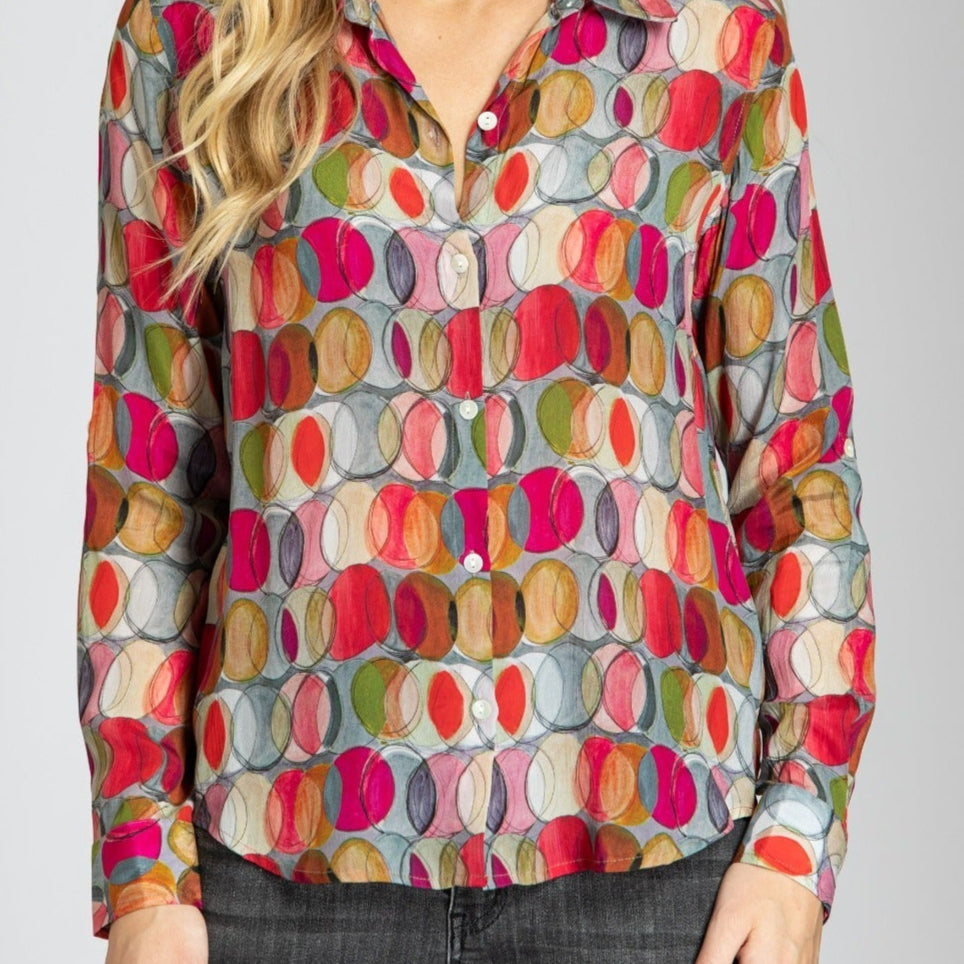 Button-up With Roll-up Sleeve