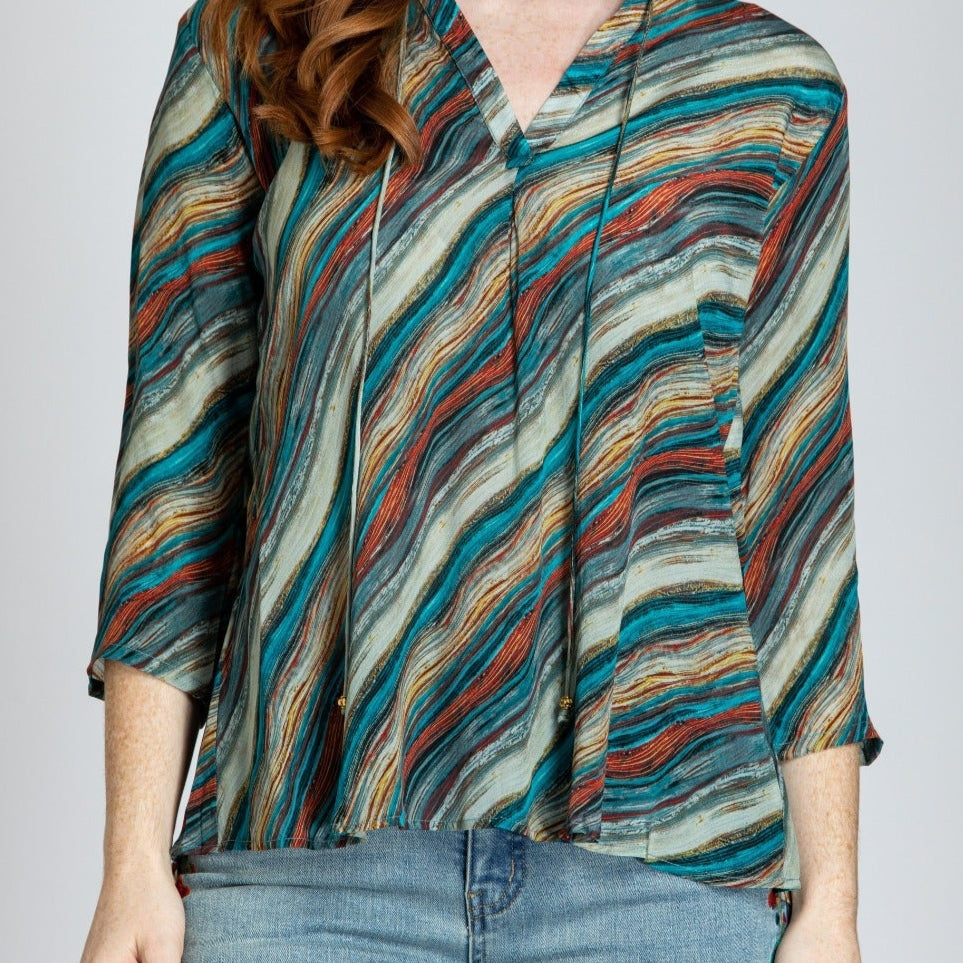 V-Neck With Tassel
