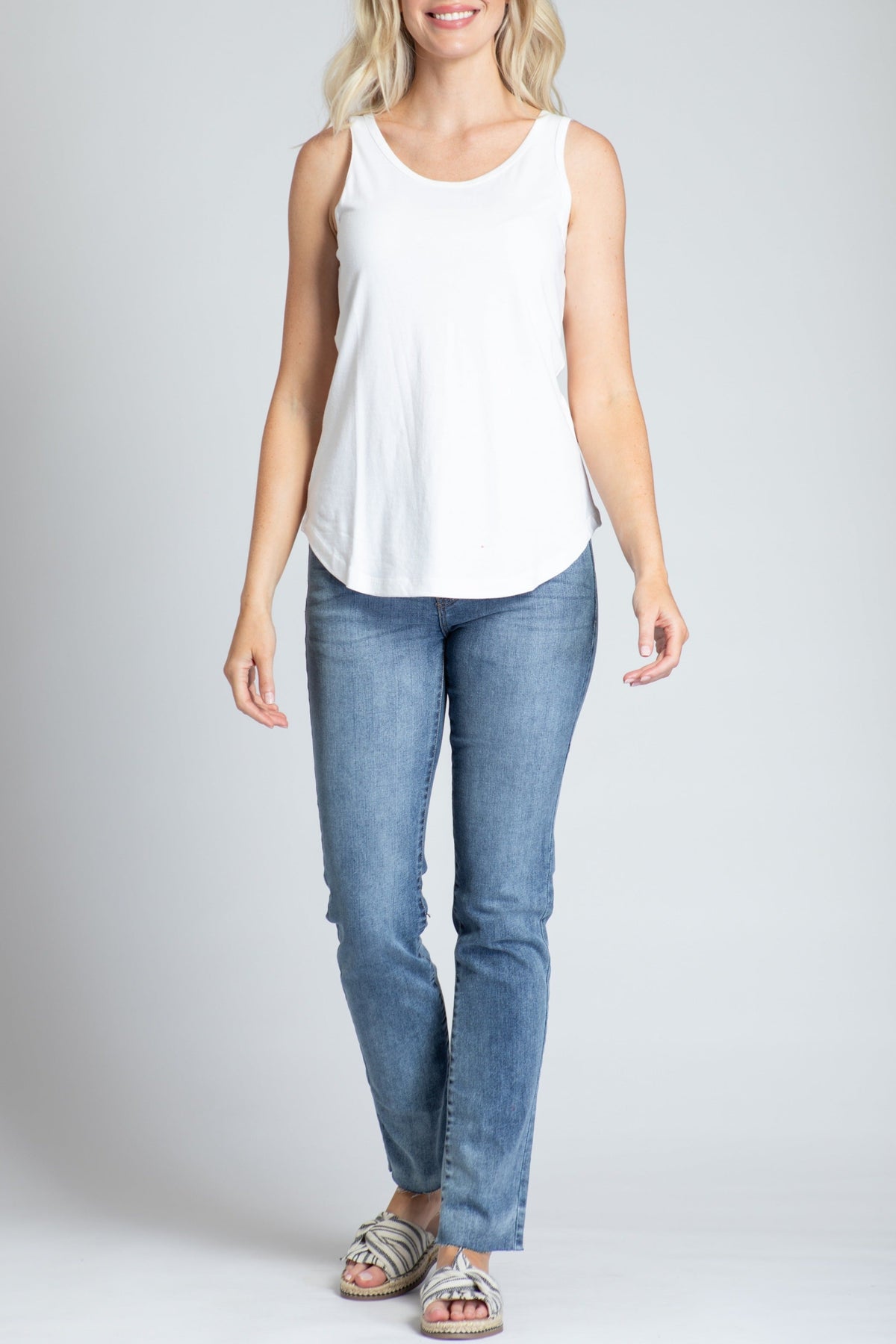 Perfect Fit Tank - White | full