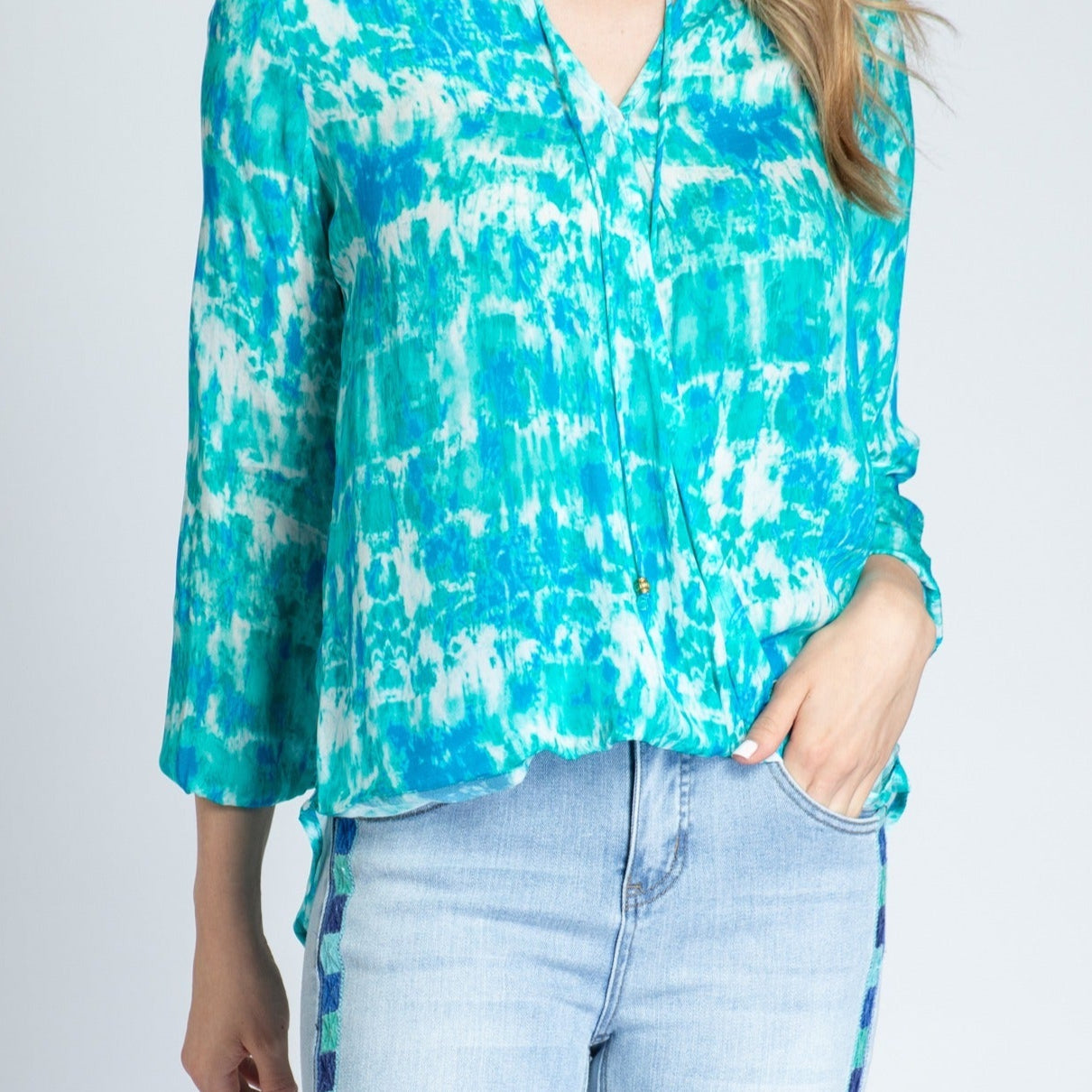Crossover Top With Tassel