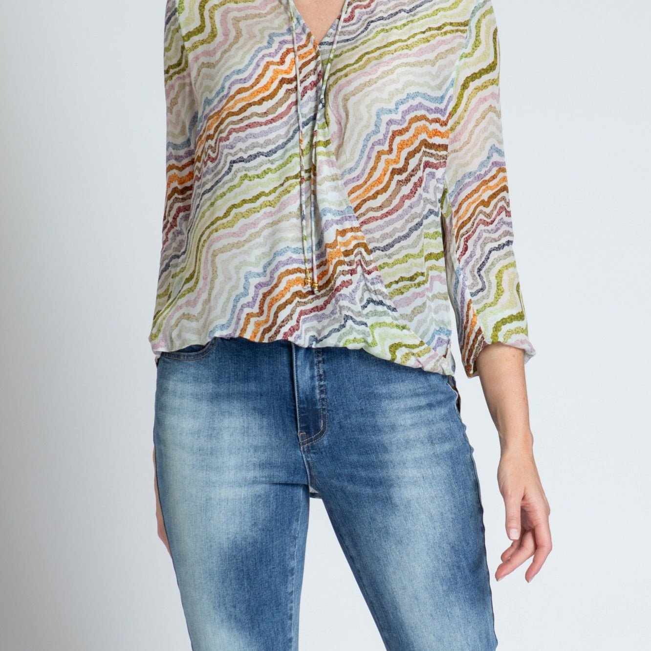 Crossover Top With Tassel