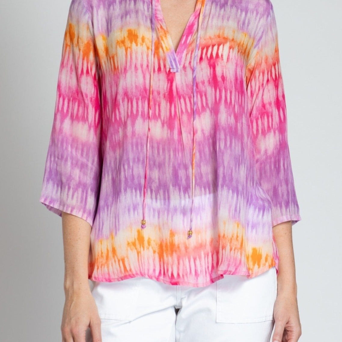 V-neck With Tassel