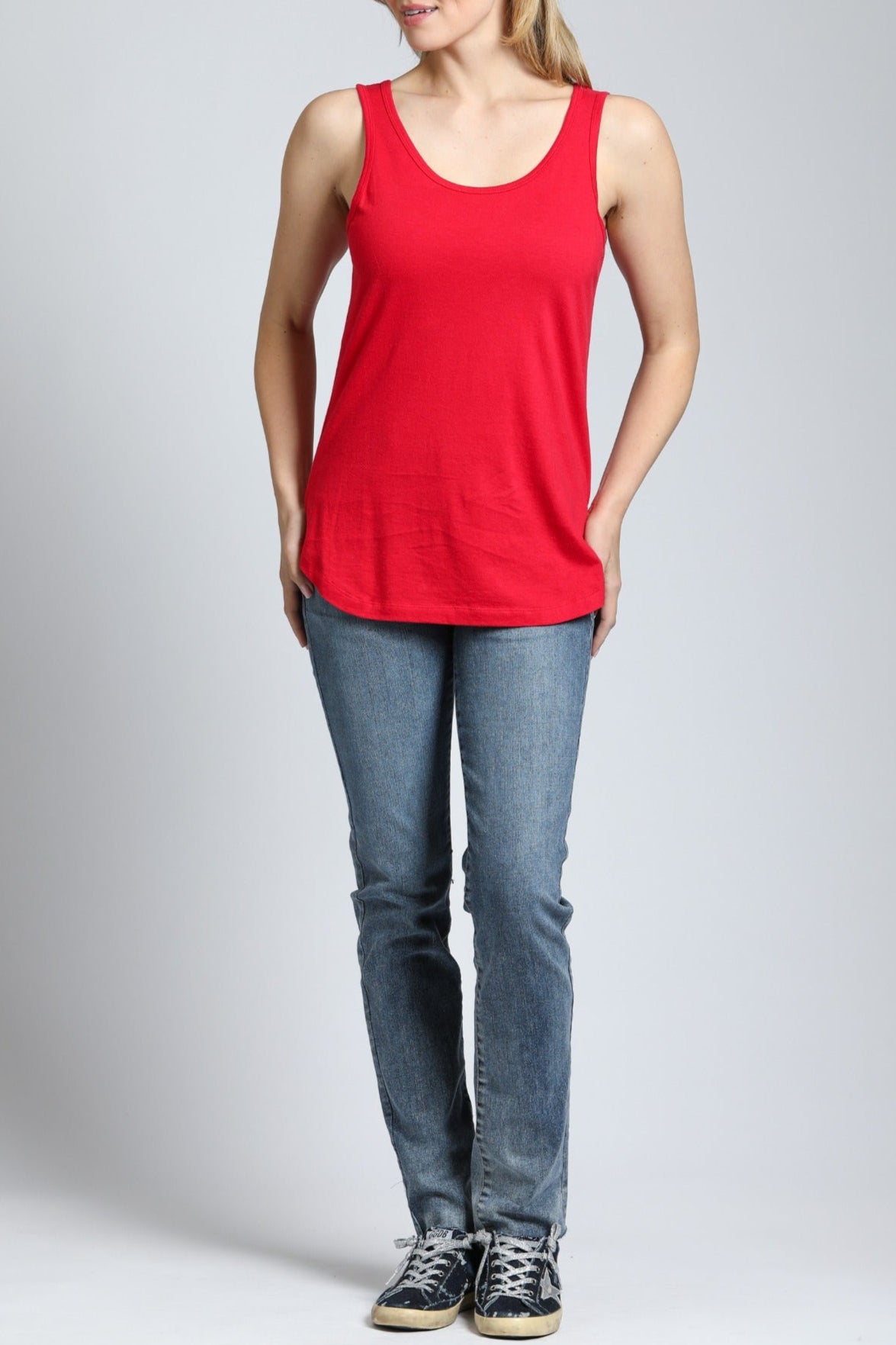 Perfect Fit Tank - Red | full