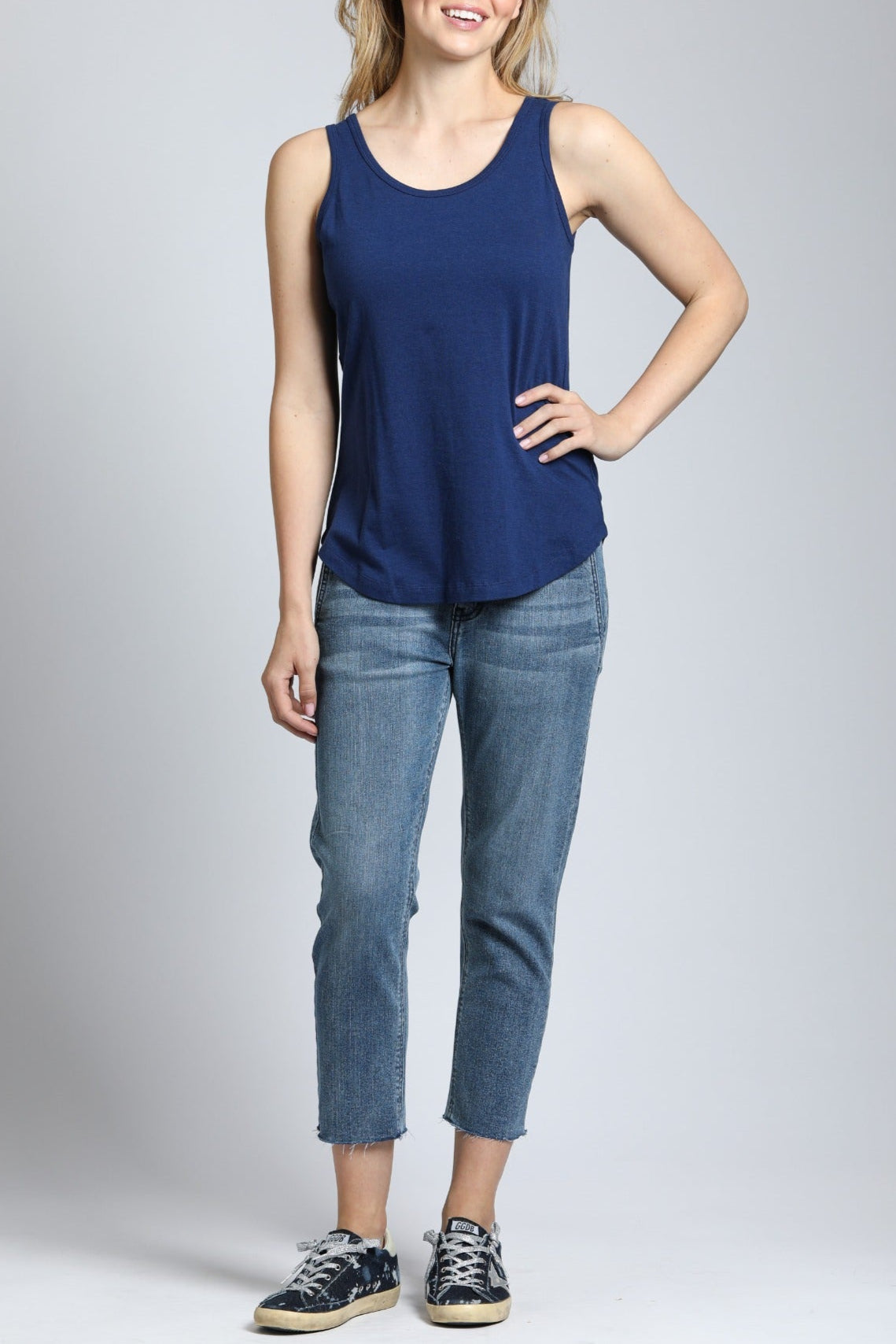 Perfect Fit Tank - PARISIAN BLUE | full
