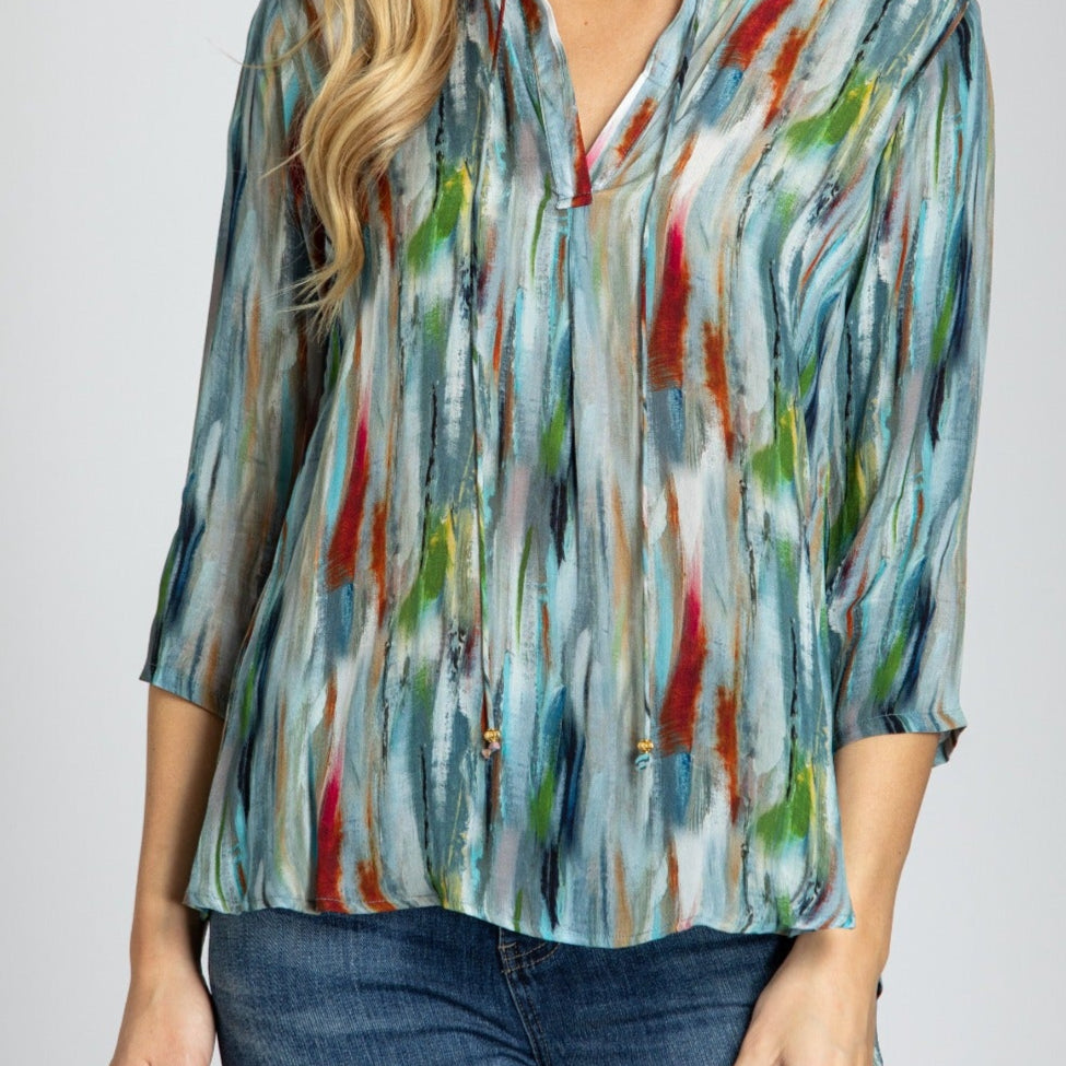 V-Neck With Tassel