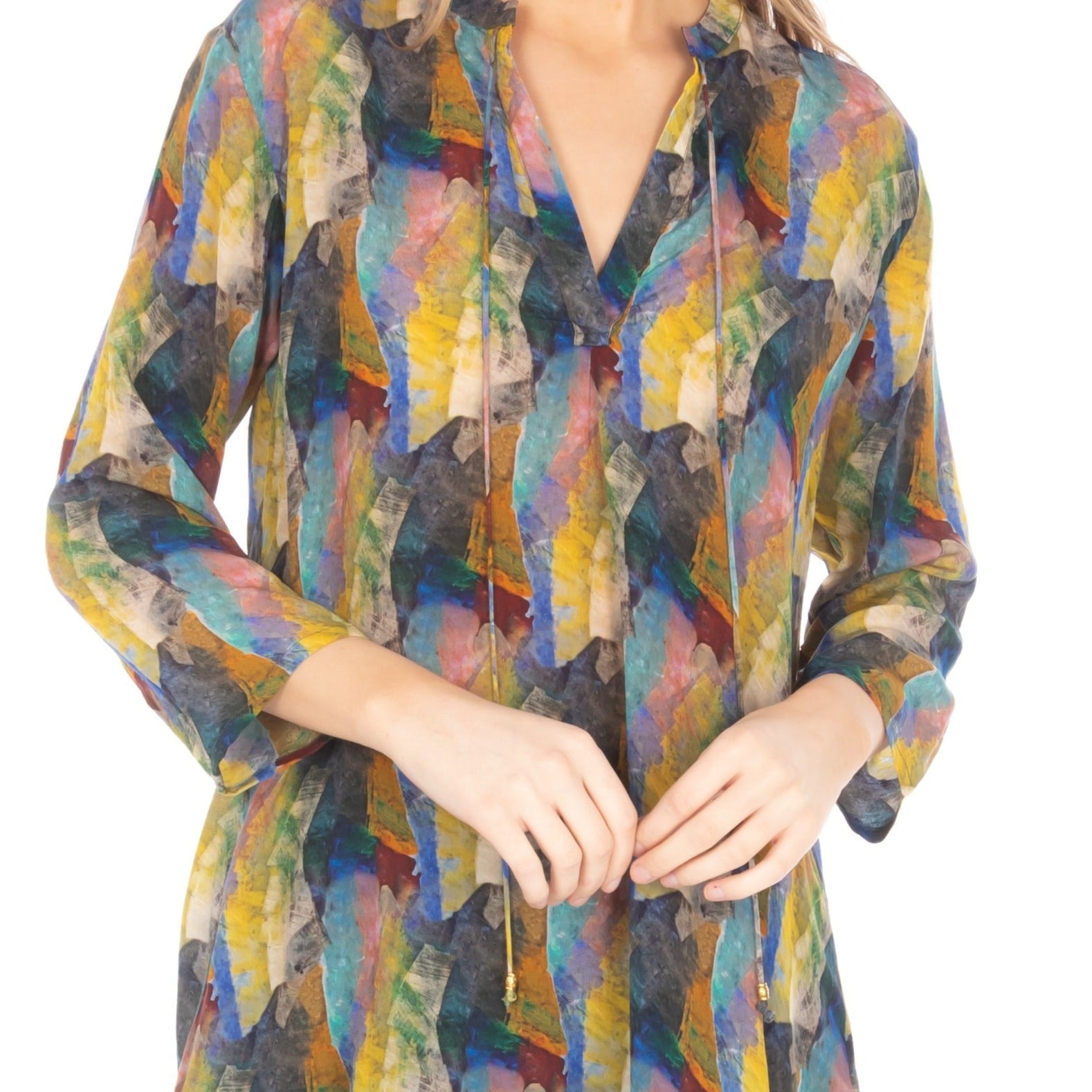 V-Neck With Tassel