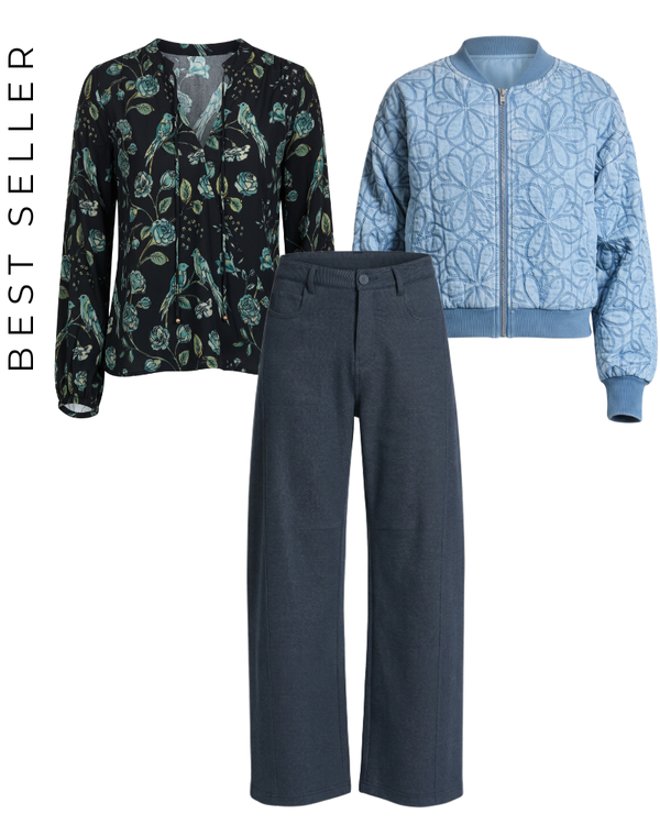 A133 Midnight Indigo & B-57PD-056DNC & A207/Frosted Indigo