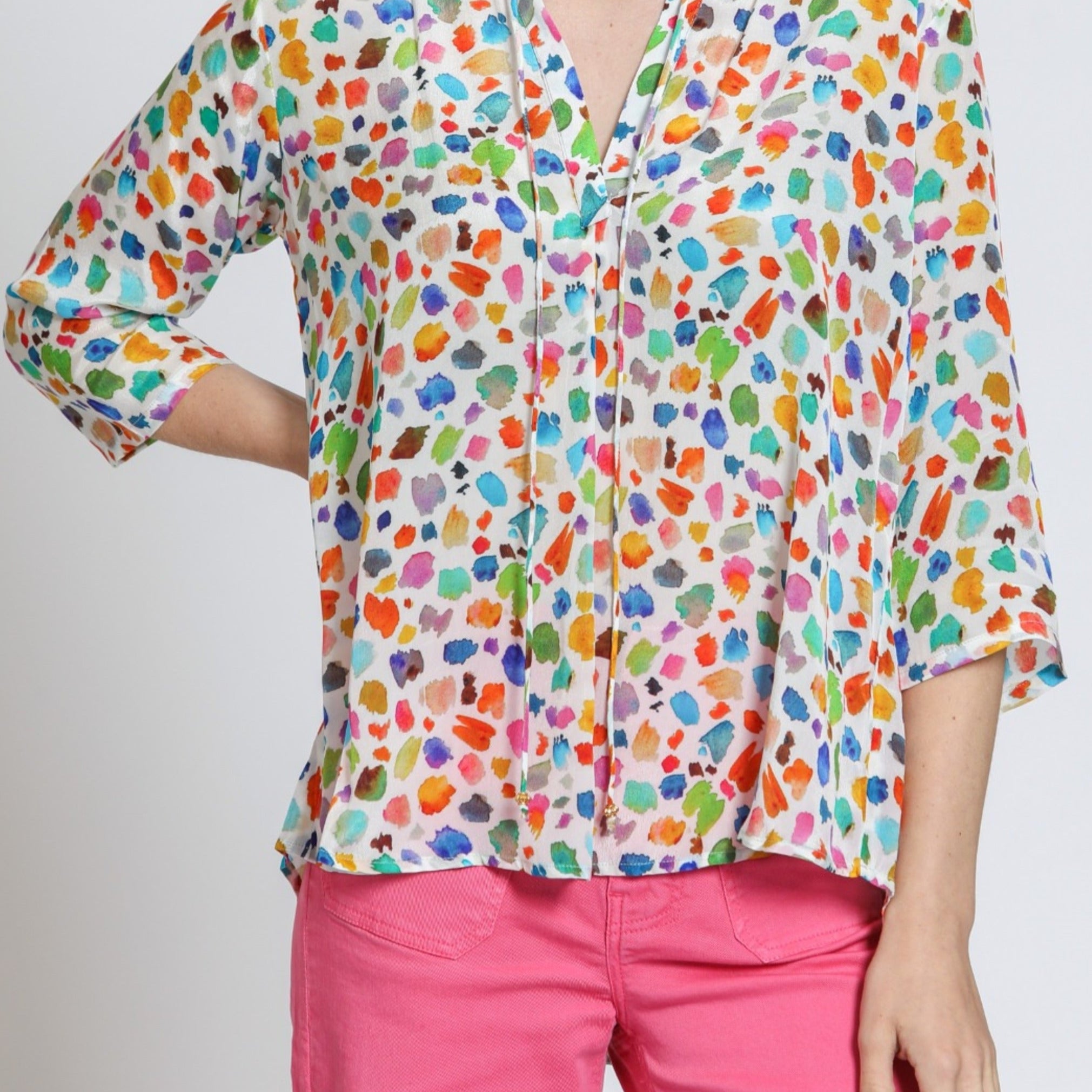 V-Neck With Tassel