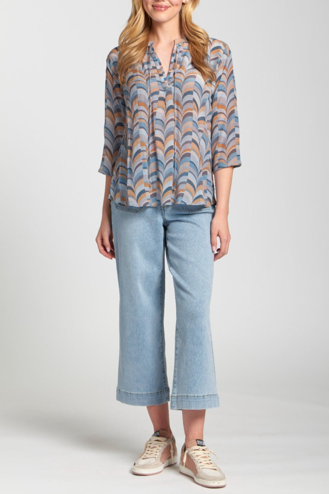 abc V-neck With Tassel