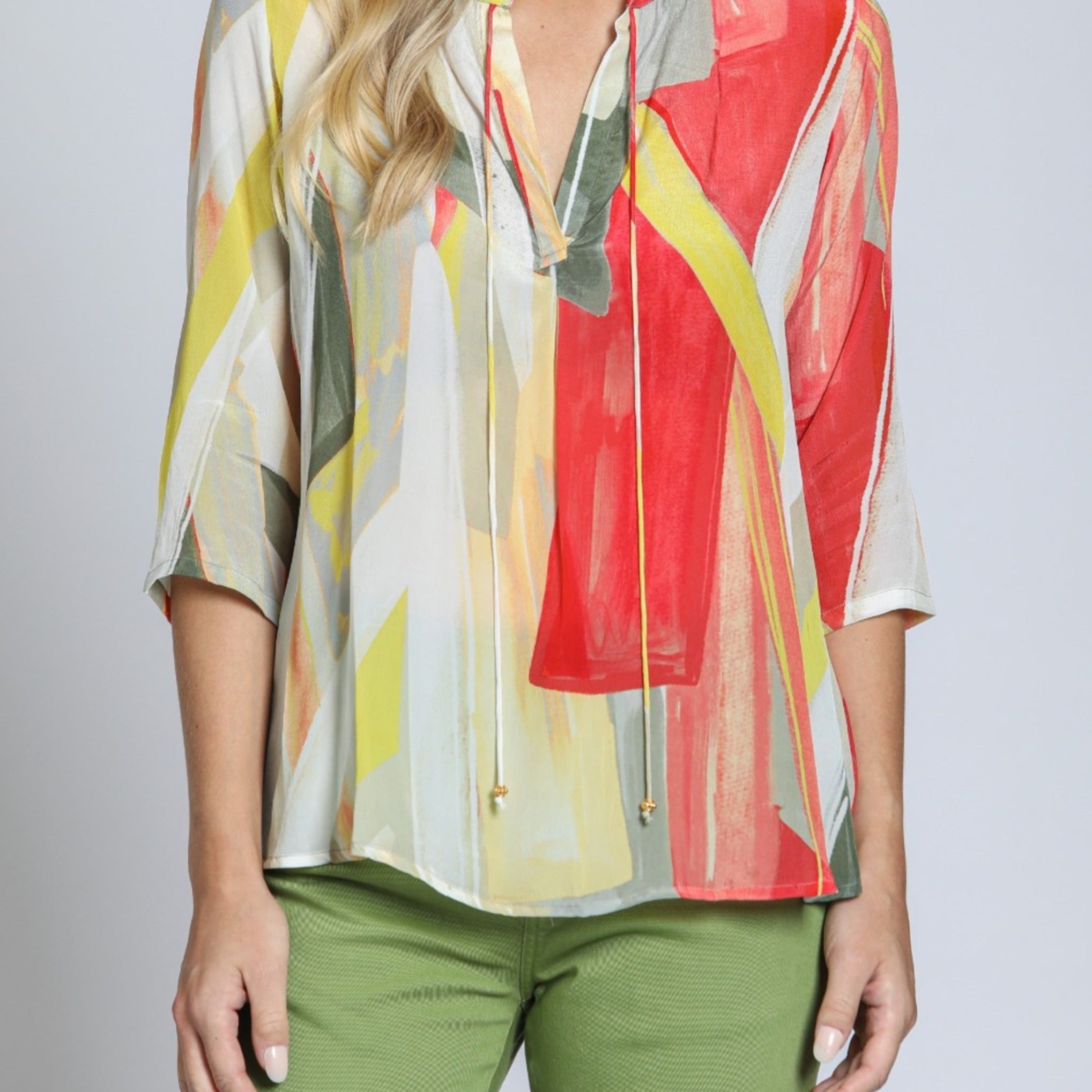 V-Neck With Tassel