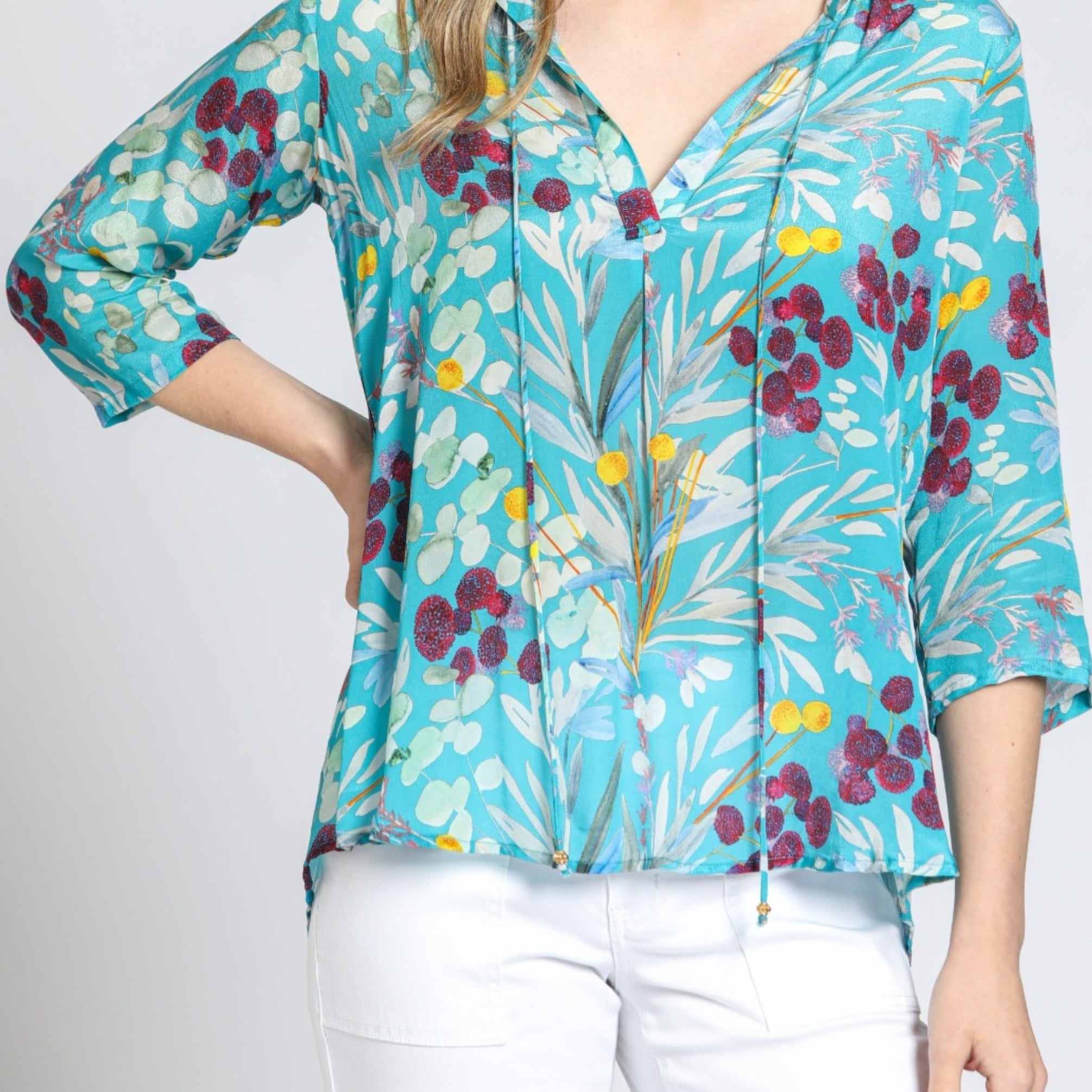 V-Neck With Tassel