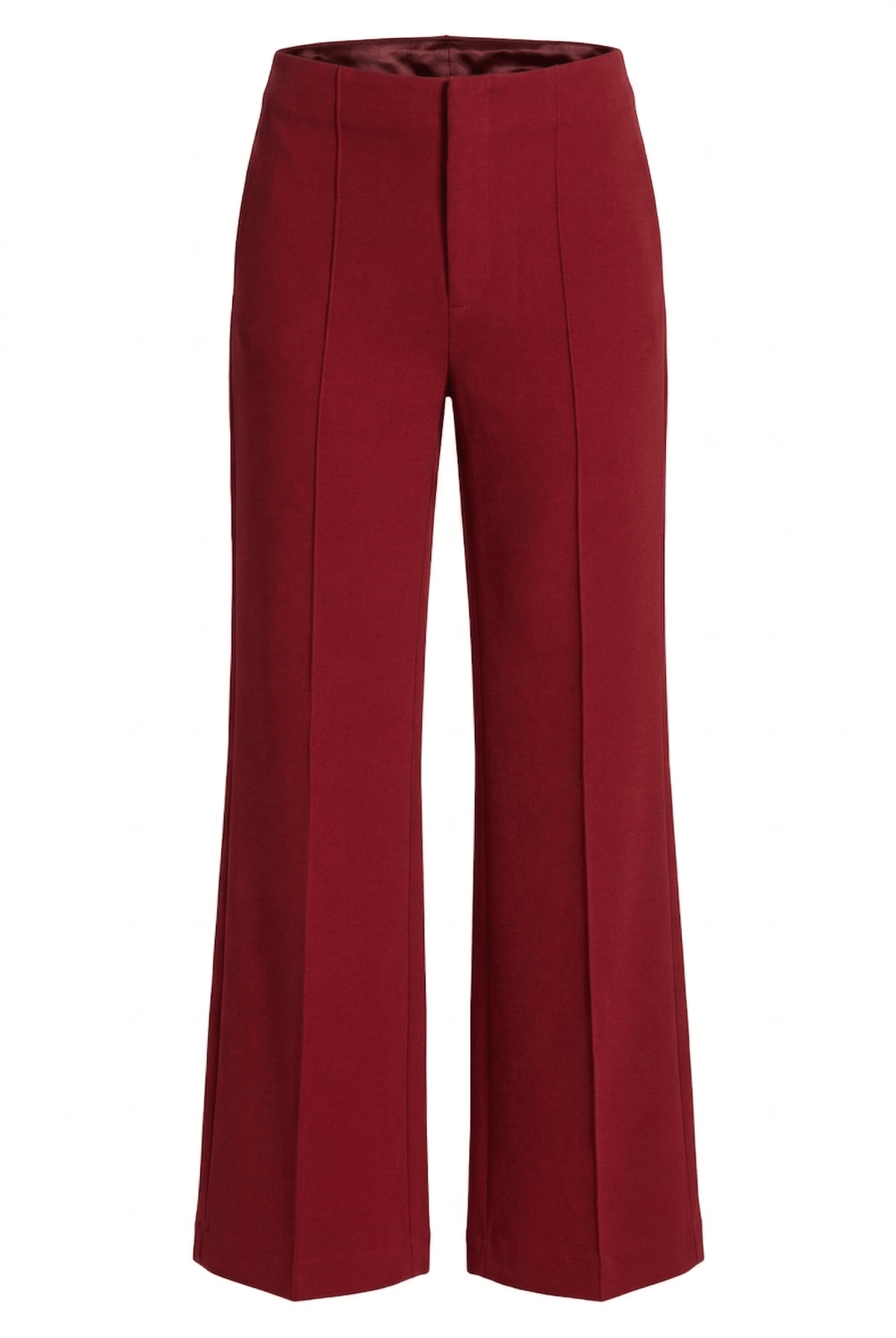 Red pants on a white background