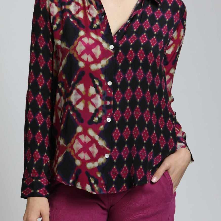 Button-up With Roll-up Sleeve