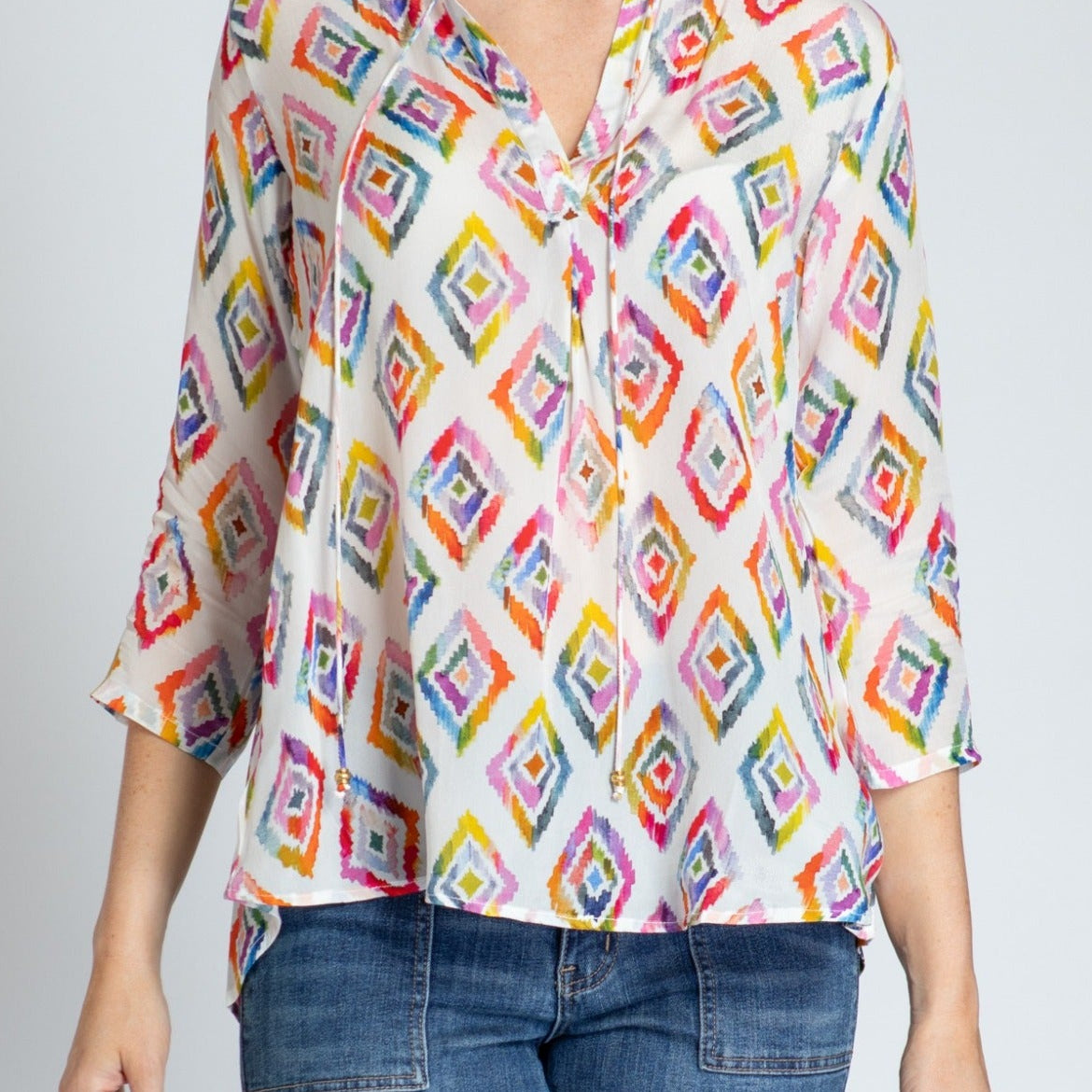 V-Neck With Tassel