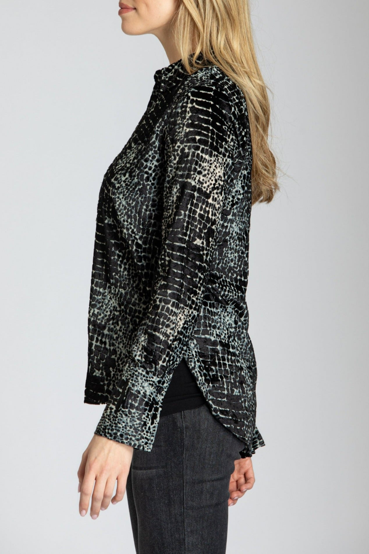 Velvet Burnout Button-Up APNY