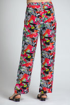 Abstract Multicolor Print - Pull-on Pant