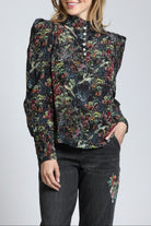 Winter Garden Pattern - Puff Sleeve Blouse