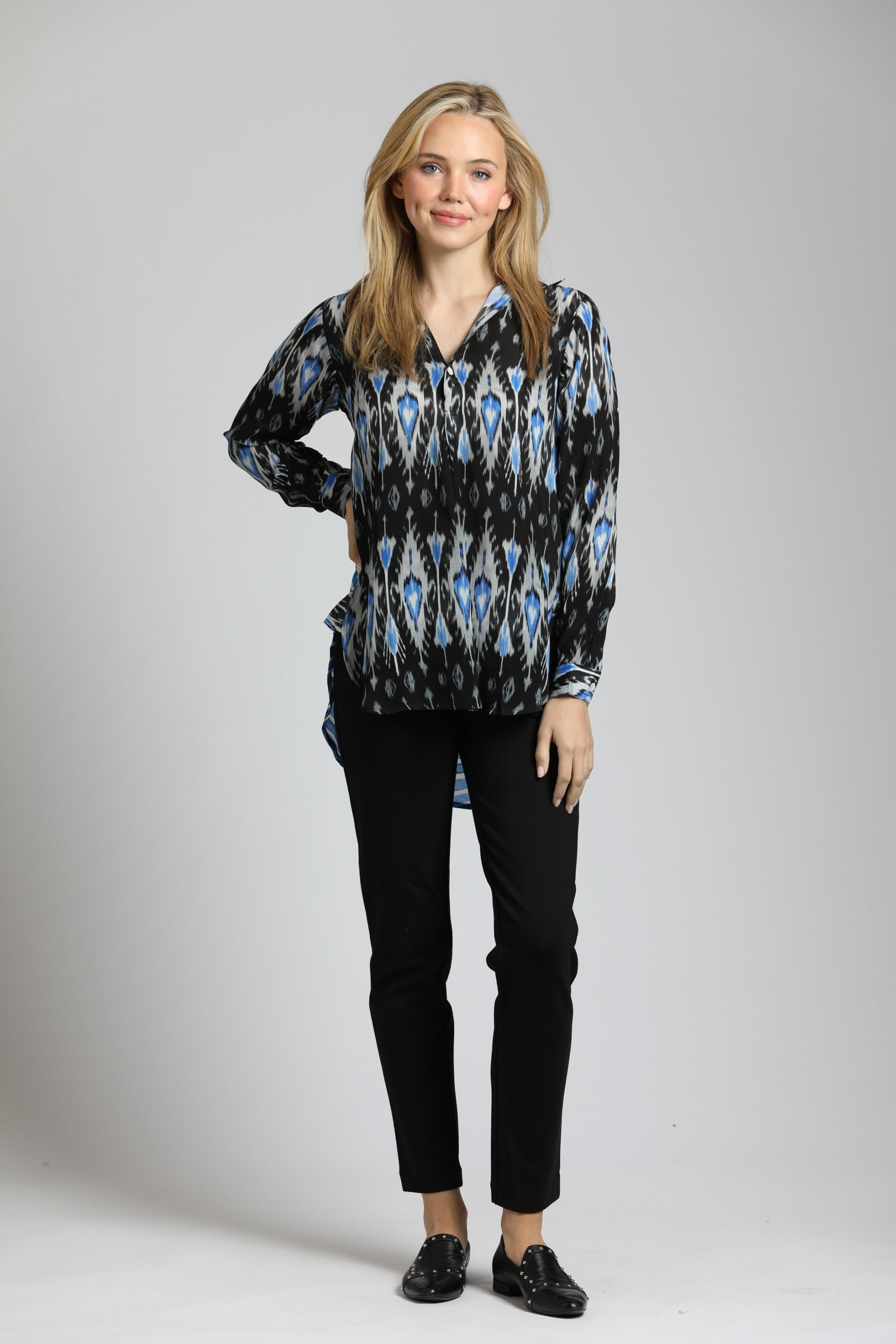 Pull-on Ponte Trouser | front side
