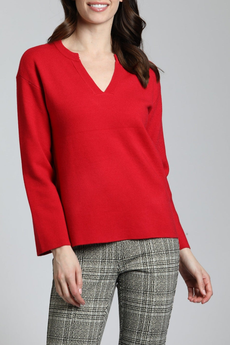 V-Neck Sweaters | front side