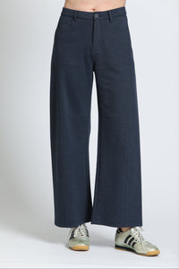 Knit Barrel Leg Pant