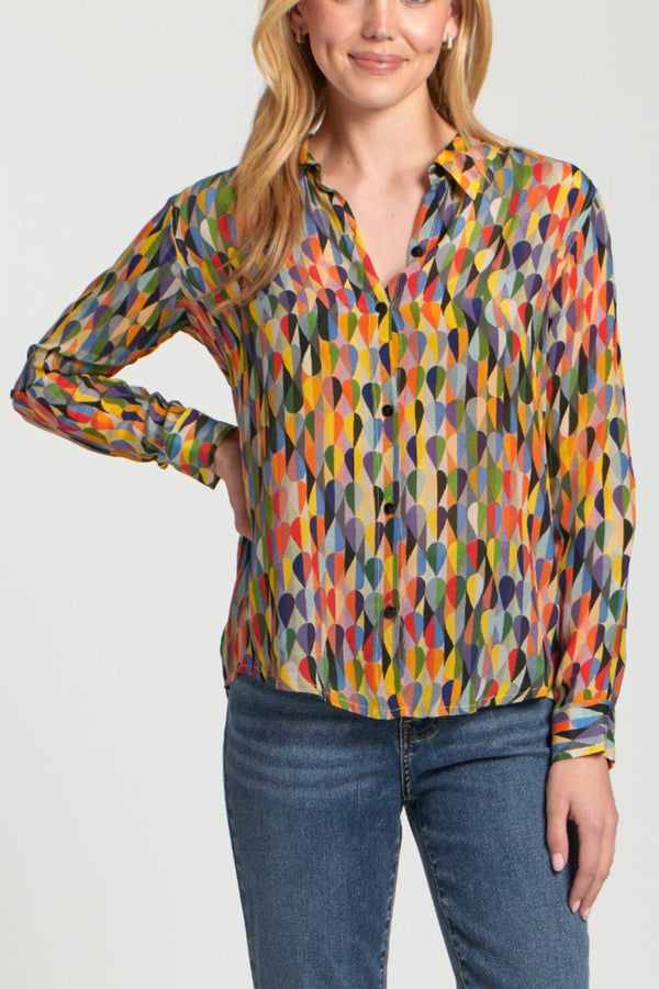 Button-up With Roll-up Sleeve