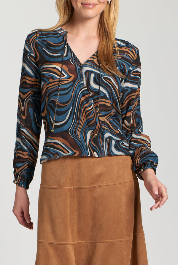 Crossover Top With Tassel