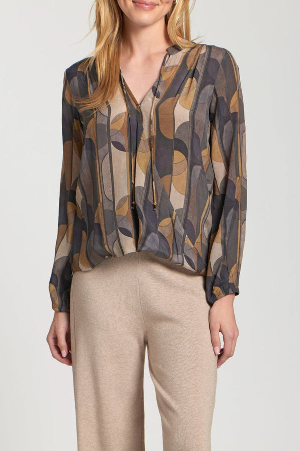 Crossover Top With Tassel