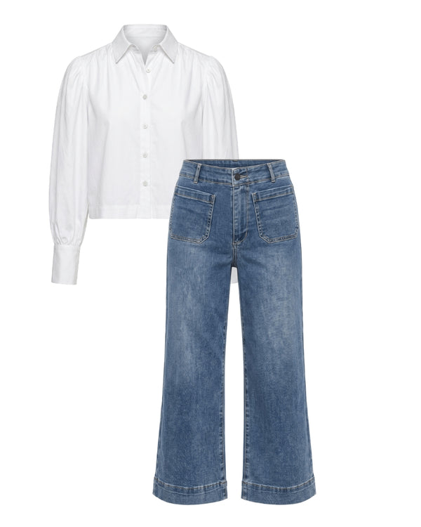 B168 Indigo   & K118 White