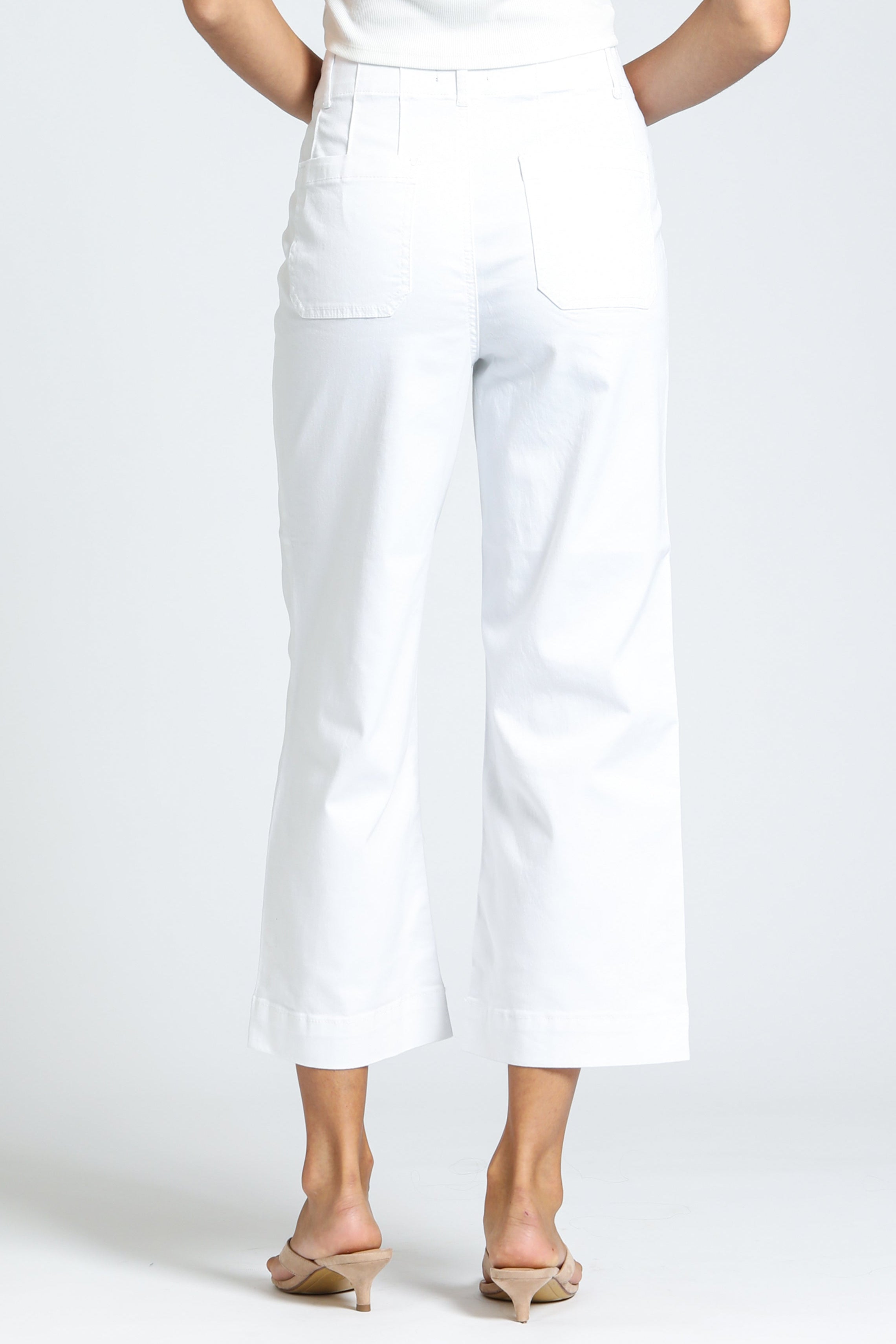 Parker Cropped Wide Leg Jean | APNY Apparel collection