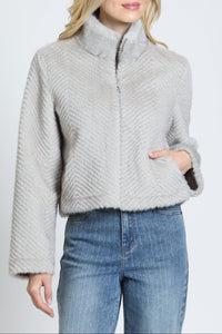 The Zig-Zag Textured Zip-Up