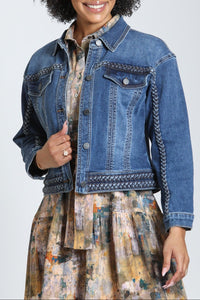 Braided Denim Jacket