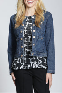 Collarless Jacket