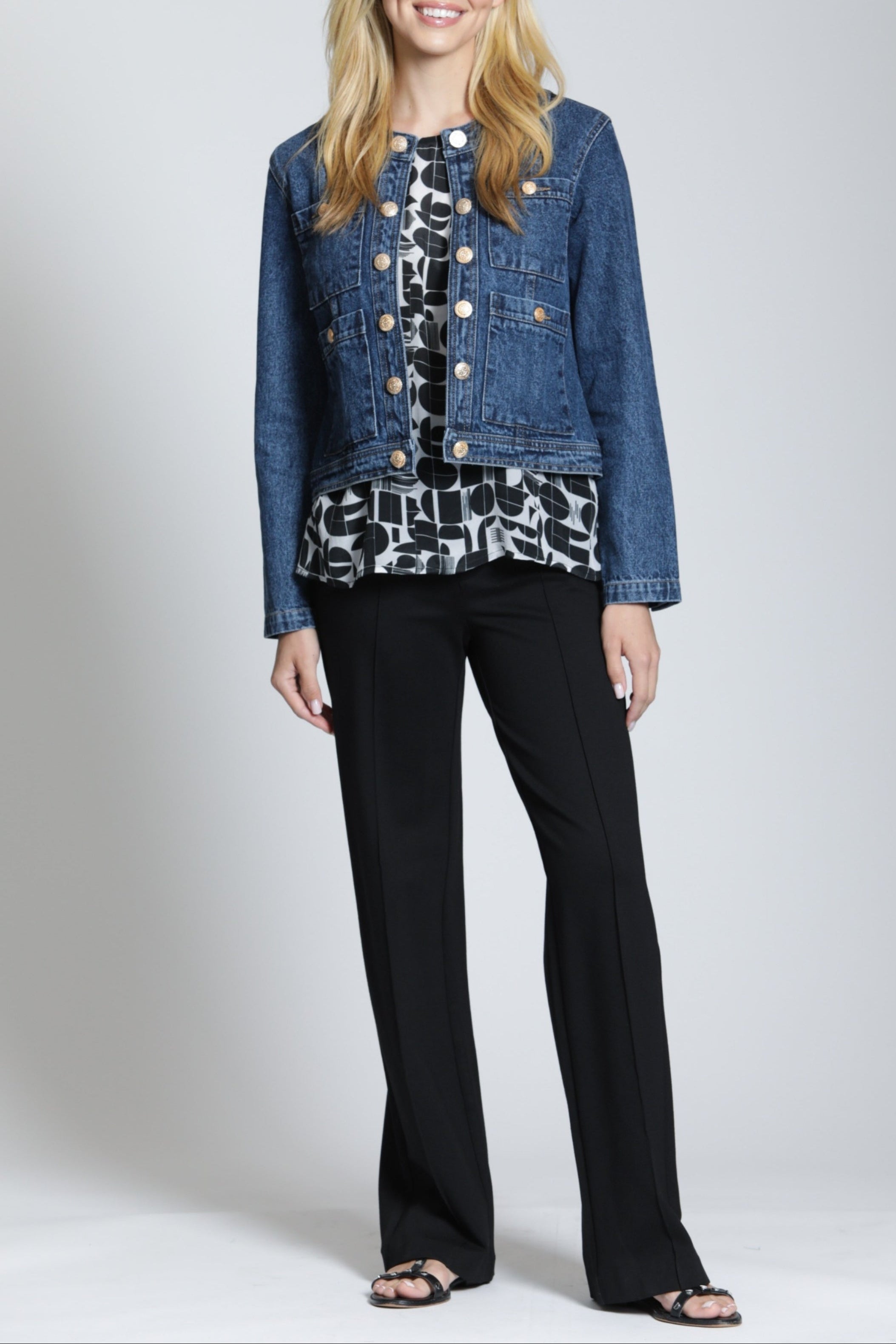 Collarless Jacket – APNY