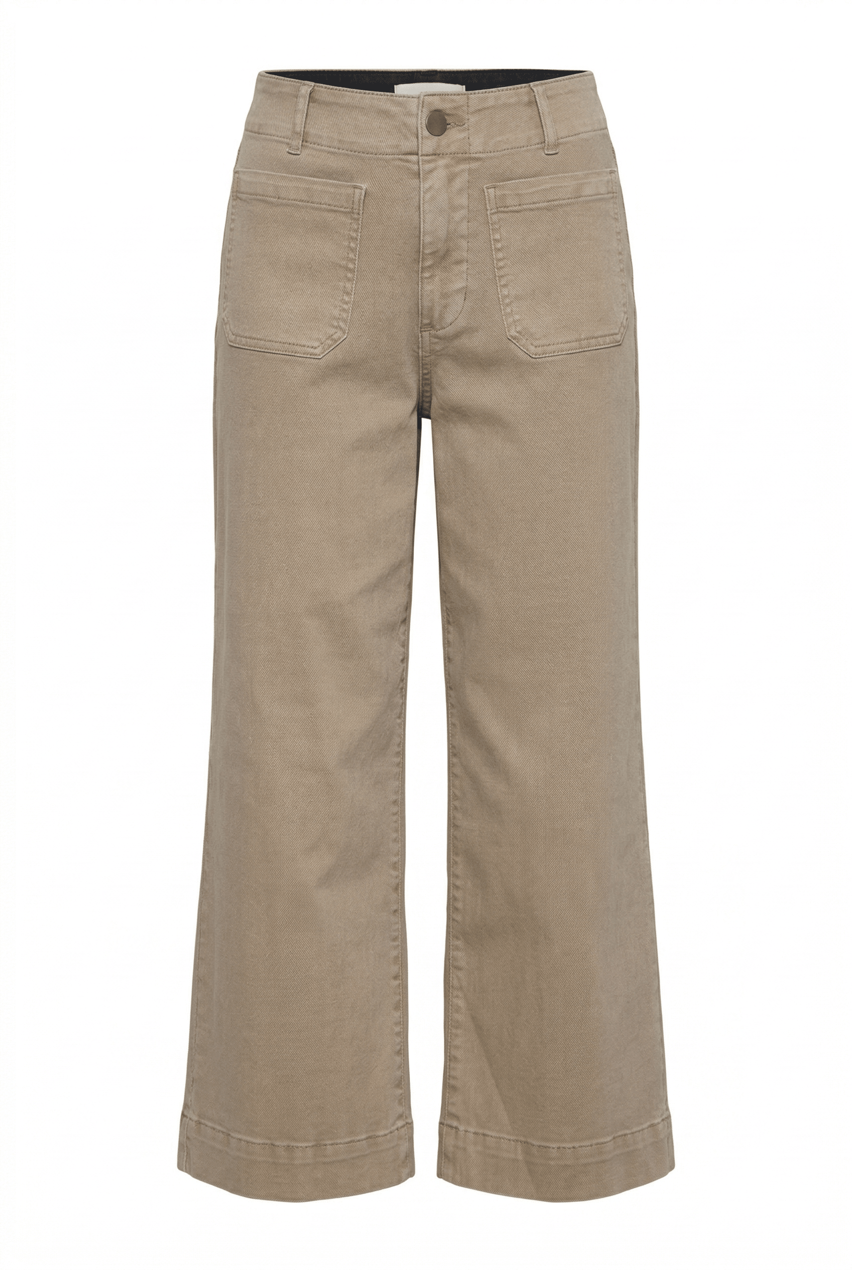 Beige pants on a white background