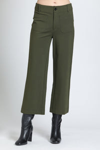Parker Cropped Wide Leg Ponte