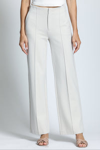 Jordan Pintuck Front-Zip Pant