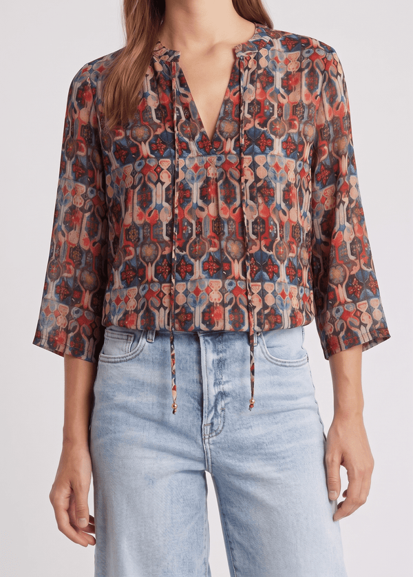 V-neck With Tassel
