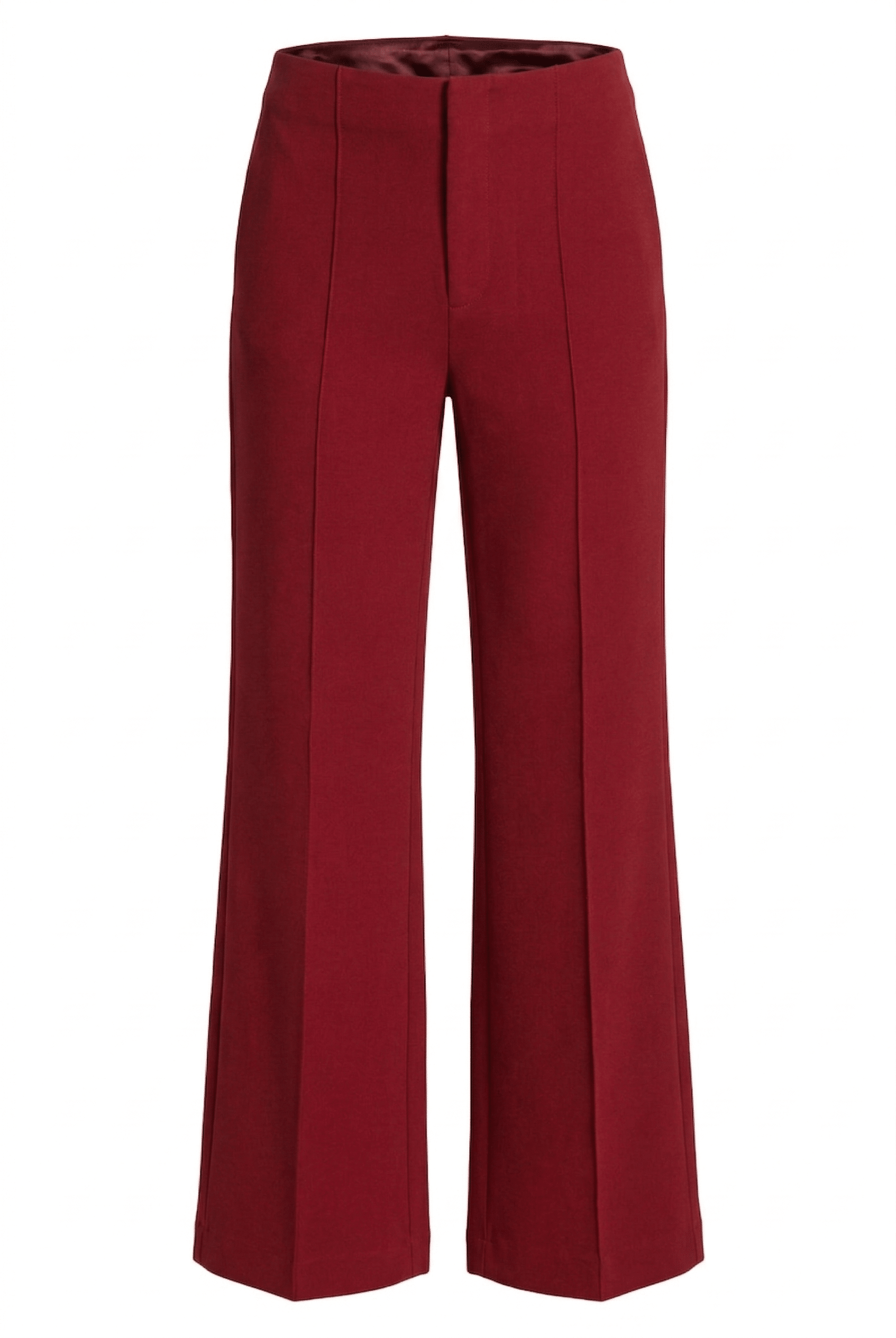 Red pants on a white background