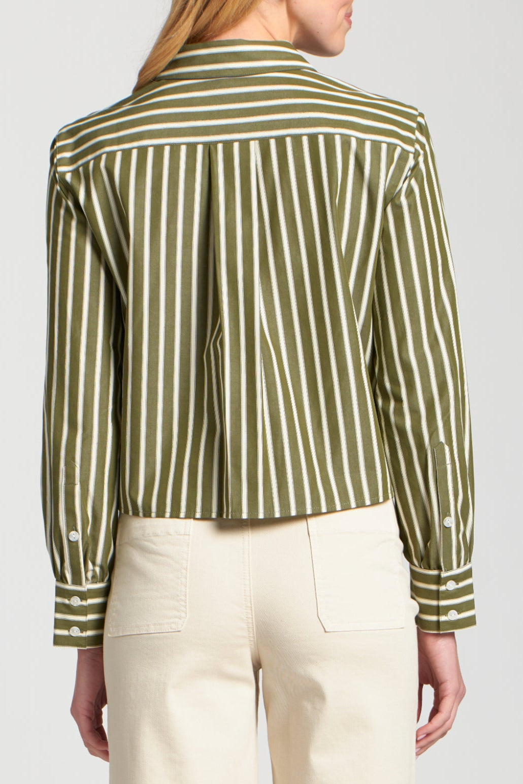 Cropped Stripe Shirt – APNY