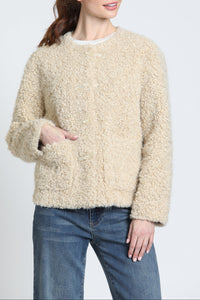 Collarless Toggle Jacket