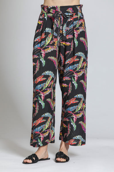 【binary01】Verdi Shirred Wide-Leg Pants ★3color ECOVERO™ Cropped Wide-Leg Pants | Garnet Hill