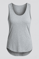 Gray tank top on a light gray background